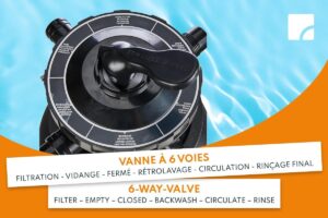Pompe Steinbach Classic 250N 19 000 L, vanne 7 voies