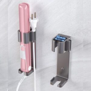 Support Pour Fer a Lisser - Support Mural Pour SeChe-Cheveux, Pour Fer a Friser, Lisseur. Porte-Outils En MeTal, Porte-Outils Mural,