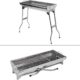 618VFONZtUL._AC_SL1000_.jpg Barbecue a Charbon de Bois Inox,Grill Charbon de Bois XXL,Taille Grande BBQ Pliable Barbecue Grill a Charbon Four de Charbon Portabl