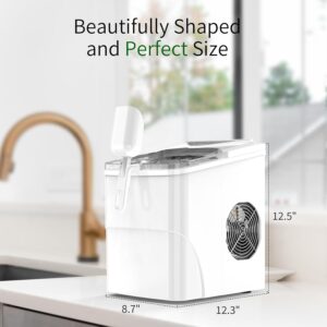 Machine à glaçons portable 15 kg/24 h, glace en 6 min