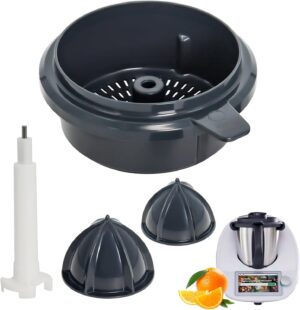 Presse-agrumes Compatible avec Thermo-mixx TM6 et TM5, Accessoires pour Centrifugeuses pour Toutes Sortes D'agrumes, Accessoire pour