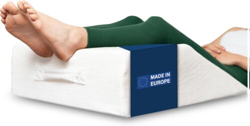 Dreamzie Coussin Elevateur de Jambes Coussin Therapeutique Repose Jambe Memoire de Forme - Douleur de Dos, Genoux, Post Operatoire,