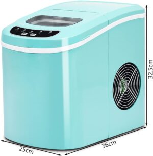 Machine à glaçons portable COSTWAY 12 kg/24h turquoise