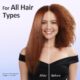 Faszin Lisseur Cheveux, Plaques en Titane Lisse, Chauffe Rapide en 20S, Fer a Lisser Ionique Protect, Ecran LCD, Voltage Universel,