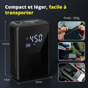 Gonfleur de pneus sans fil Oasser mini 150 PSI USB-C