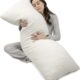 Milliard Traversin Oreiller de Corps en Mousse a Memoire Oreiller pour Dormeur Lateral, Ultra Doux Housse en Bambou Amovible