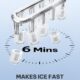 Machine à glaçons Silonn portable 9 glaçons/6 min 12 kg/j