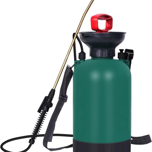 HYCHIKA Pulverisateur de Jardin 5L, Pulvisirateur de Jardin Pulverisateur a Pression 5L, Pressure Sprayer, Buse Reglable, Soupape de