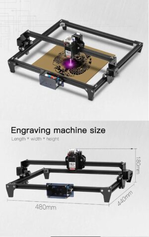 Machine de gravure laser de table 7,5-20W pour bois et cuir