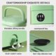 4.5L Machine a Laver Portable,Mini Machine a Laver Pliable, Linge Pliable avec Panier de Vidange, 3 Modes De Nettoyage,pour Sous-vet