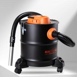 BACOENG Aspirateur a Cendre, Aspirateur Cendre 20L, Aspirateur a Cendres 1200W, Aspirateur Cendres Pellets avec Base Roulante, pour