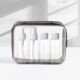 KEYRI Kit Voyage Avion Bouteille de Voyage Cosmetique 60ml Flacon Voyage Etanche et Rechargeable Flacon Spray de Voyage Transparent