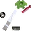 2 Pieces Peigne de Climatiseur, Peigne a Ailettes de Climatiseur Peigne a ailettes en acier inoxydable, Peigne Condenseur Climatiseu