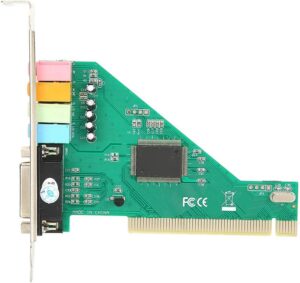 PCI 4.1 Sound Card Internal Stereo Surround Sound Card Audio Card for Desktop Computer, CMI8738 Chip, for 98forXPNT Signal Voltag
