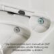 Shower toilet with built-in nozzle, suspended toilet with bidet function, Taharet toilet with nano-coating, toilet shower with tap,