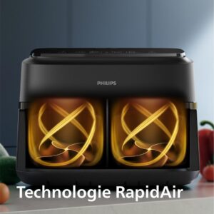 Philips Air Fryer Series 1000 Double Basket 7.1L RapidAir