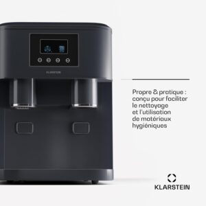 Machine à glaçons Klarstein 15 kg, 1,8 L, autonettoyante
