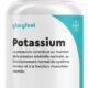 Potassium 270 Gelules, Hautement Dose 800mg de Potassium Elementaire, Pour la Fonction Musculaire et le Systeme Nerveux, 100 Citr