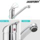 Jass Ferry Robinet de cuisine traditionnel monobloc avec bec pivotant Chrome