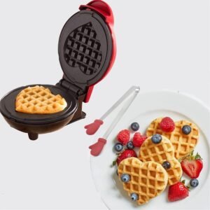 Mini gaufrier Gutview anti-adhésif pour anniversaires