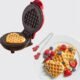 Mini gaufrier Gutview anti-adhésif pour anniversaires