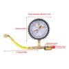 14 SAE Pressure Gauge Air Conditioning Refrigeration Pressure Test Gauge 80mm Pressure Gauge for R134a R22 R407C R410A R404A R507 R