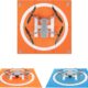 PGYTECH Drone Landing Pad Pro V2, Tapis Datterrissage Pliable pour DJI Air 3SAir 3Air 2SMavic 3 ProAVATA 2AVATAFPVMavic Mini