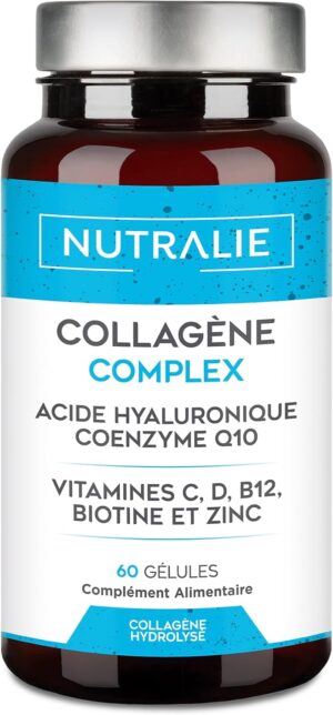 61EjKEhFaeL._AC_SL1500_.jpg Collagene et Acide Hyaluronique GAGNANT 2022 Peau Hydratee et Articulations Fortes - Biotine Collagene Hydrolyse Haute Concentra