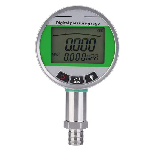 Digital Pressure Gauge Gauge Digital Hydraulic Pressure Gauge Remote Transmission Pressure Gauge for Gas Oil Water with Connector 0-
