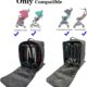 Brogtorl Sac de voyage pour poussette, sac a dos, sac de rangement pour poussette compatible avec Cybex Libelle, GB Pockit All-city