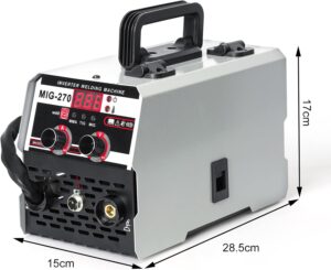 Poste a Souder Mig 250A, 3 en 1 Mig Welder Inverter, Affichage NumeRique LED Tig Mig Welder, Poste de Soudage Portable, 240V Machine
