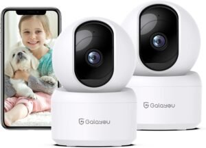 Caméra 2K intérieure GALAYOU – détection humaine & suivi IA