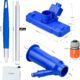 Pool Vacuum Cleaner, Portable Telescopic Pole, Blue