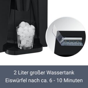 61FQIxSDiCS._SL1500_.jpg Machine à glaçons Juskys PIM200L 12 kg/j, réservoir 2 L