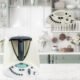 DL Service Panneau Avant du Clavier Compatible avec Vorwerk Themomix TM31 Masque Clavier Avant Thermomix Adaptable avec Le Robot B