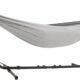 Vita5 Hamac sur Pied Exterieur pour des Heures de Detente, Hamacs 2 Personnes avec Toile en Coton, Support Portable et Solide en Aci