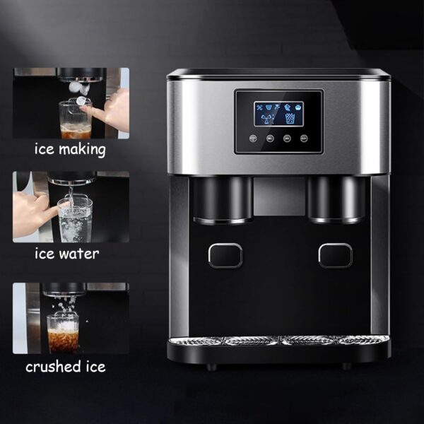 Ice Maker for Home Camping Catering 3 in 1 Shaved Ice Maker Ice Maker Ice Maker LCD Display (Touch)