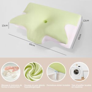 Oreiller cervical ergonomique mémoire de forme VD VENTDESIGN