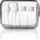 KEYRI Kit Voyage Avion Bouteille de Voyage Cosmetique 60ml Flacon Voyage Etanche et Rechargeable Flacon Spray de Voyage Transparent