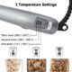 Fer a friser rotatif 2 en 1 a chaleur rapide PTC Sm liters beauty fer a lisser et a boucler 9 cm x 33 cm