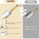 Set d'outils de jardin 10 pièces YAUNGEL inox poignée bois