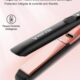 ANNLARY Lisseur Cheveux 2.5 cm, Lisseur Boucleur 2 en 1 Plaques Ceramique Ionique Titane, Double Tension (110-240V) pour Cheveux