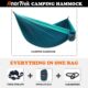 Hamac de voyage AnorTrek nylon super léger 2 sangles d'arbre