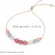 Bracelet Future Maman Pierre Naturelle - Cadeau Grossesse