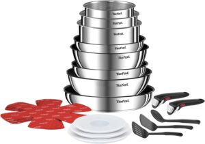 61K46pzTamL._AC_SL1500_.jpg Batterie de cuisine Tefal Ingenio 20 pièces, induction