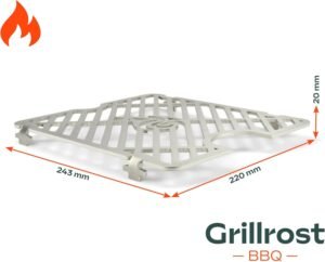 Grillrost.com Das Original Sizzle ZoneProtection Contre Le Vent pour NapoleonBroil KingRosle, Taille:Grille Sizzle Zone pour Rogu