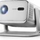 Aurzen Boom 4-in-1 Mini Video Projector with Google TV, Support 4K, Home Cinema Outdoor Projector, 20W Dolby Audio, 500 ANSI, ToF