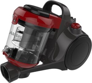 Akitas C10T 850W Aspirateur sans Sac Cylindre daspirateur avec Wessel Werk Allemand Grande Brosse rotative a tete Turbo de 28 cm de