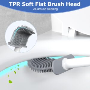 61LJ7xGrvTL._AC_SL1500_.jpg Alyvisun Silicone Toilet Brush, Suspended Silicone Toilet Brush, Quick Dry Toilet Brush Set with Long Handle, Wall-MountedFloor Mou