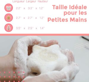 myHomeBody Eponge de bain Konjac pour bebe, eponges de bain naturelles aux formes mignonnes pour les nourrissons et les tout-petits,